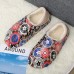 Men Warm Lining Waterproof Non  Slip Printing Colorful Stylish Home Winter Slippers