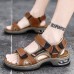 Menico Leather Summer Plus Size Outdoor Open Toe Athleisure Sandals