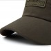 Men Cotton Letter Embroidery Solid Color Outdoor Sunshade Casual Vintage Military Caps Flat Hats